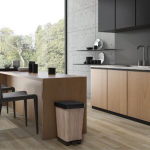 Cubo Pedal 30L Smart Deco Wood