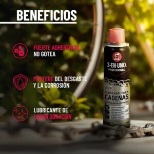 Lubricante Cadenas 3 en Uno 250ml Multiusos