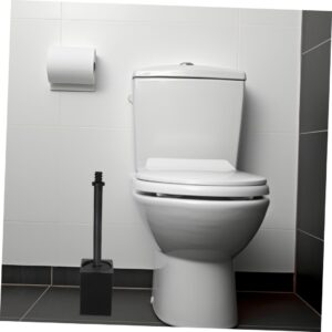 Mango Escobilla WC Blanco-Negro