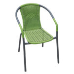 Silla Apilable Acero/fibra Basic Azul