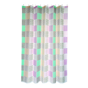 Cortina Baño Poliéster 180x200 cm Blanco