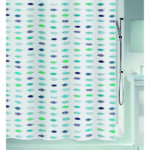 Cortina Baño Poliéster 180x200 cm Blanco
