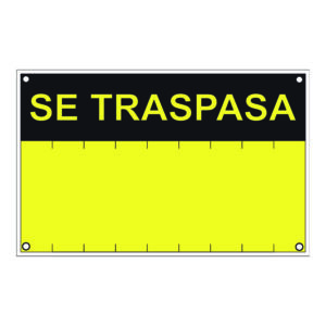 Señal Se Vende 350x450 mm Amarillo