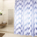 Cortina baño HABITEX Seventies azul