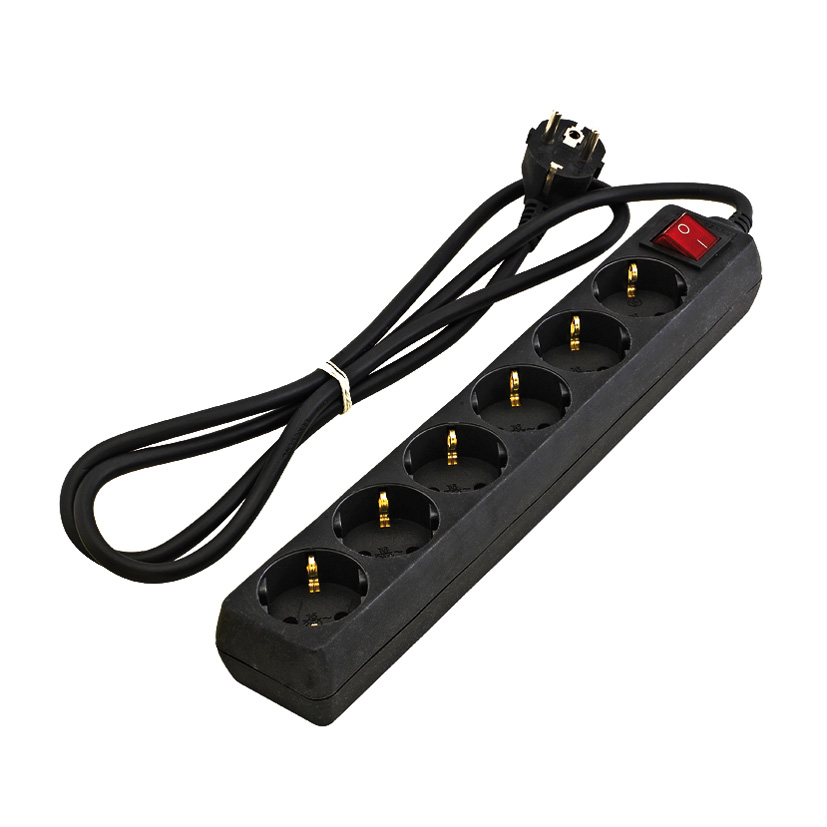 Base enchufe múltiple DUOLEC cable 1,5 m negro - Imagen 2