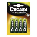 Pila alcalina AAA (LR3) Blíster 4 pilas CEGASA Super Alcaline (Envase completo)