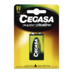 Pila alcalina 6LR61 Blíster 1 pila CEGASA Super Alcaline (Envase completo)