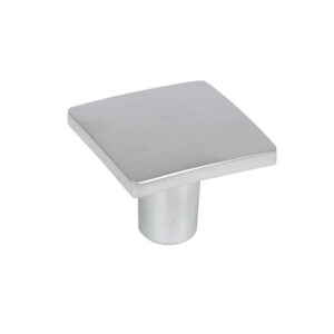 Pomo ESTAMP cromo mate 32x32 mm