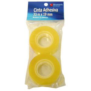 Recambio 2 rollos cinta adhesiva 33mx19mm