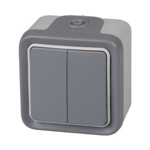 Conmutador doble estanco LEGRAND Plexo TMIP55