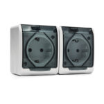 Doble enchufe estanco FAMATEL Pool 54