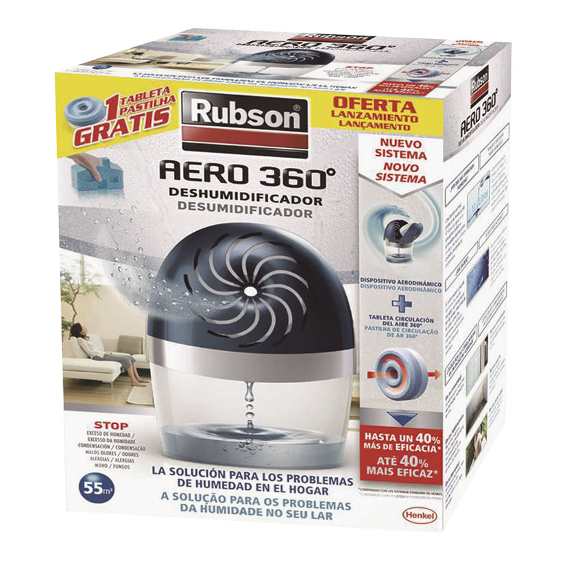 Absorbe humedad RUBSON Aero 360º + recambio 450 gr - Imagen 2