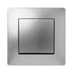 Conmutador de empotrar FAMATEL Habitat 15 aluminio