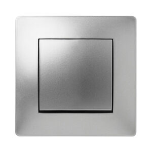 Conmutador de empotrar FAMATEL Habitat 15 aluminio