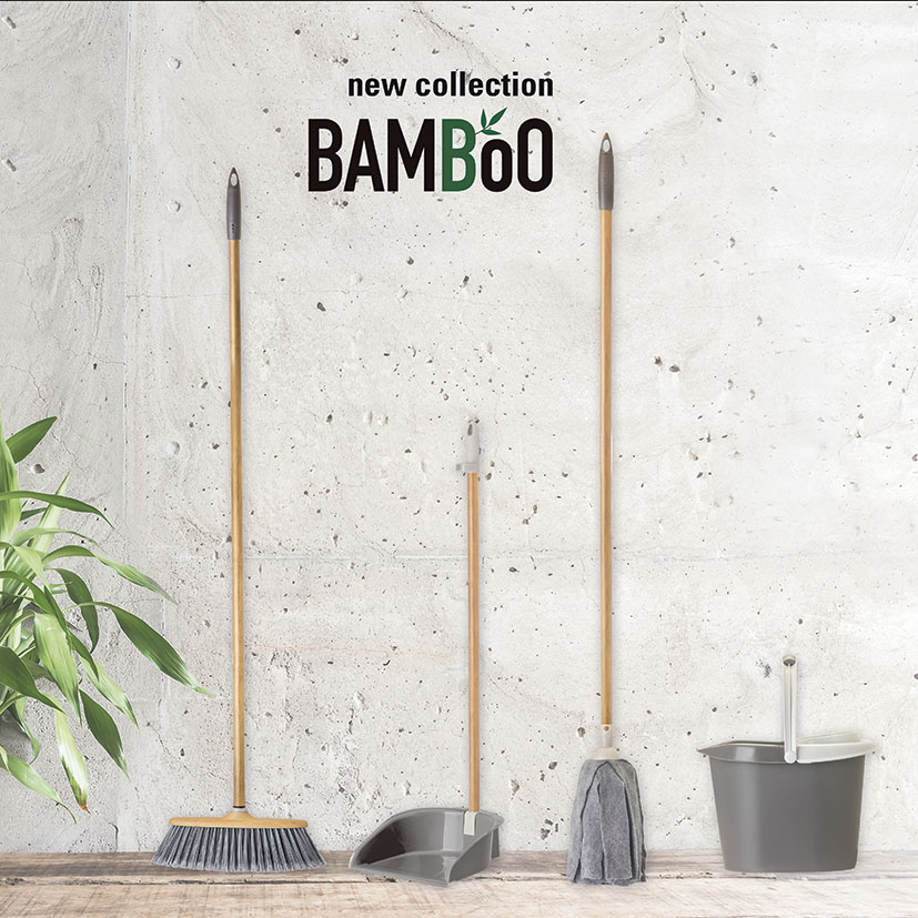 Escoba + palo VIGAR Bamboo. (Envase completo) - Imagen 2