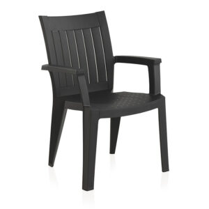 Silla de resina Shaf Pacific Antracita