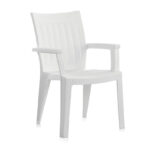 Silla resina Shaf Pacific blanco