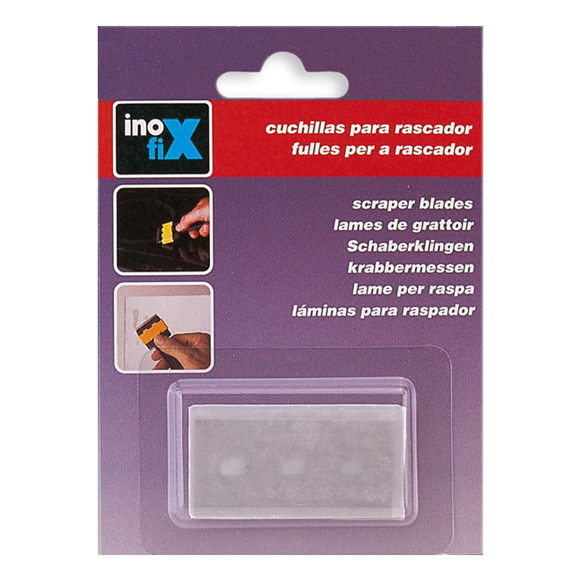 Recambios cuchillas rascavidrios multiusos INOFIX 3106, 5 unidades - Imagen 2