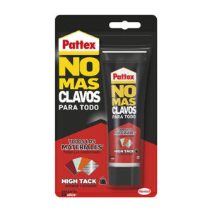 Pattex No Más Clavos Para Todo High Tack Adhesivo montaje todas las condiciones, color blanco, tubo 142gr