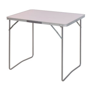Mesa rectangular plegable serie camping 80x60h.69 cm