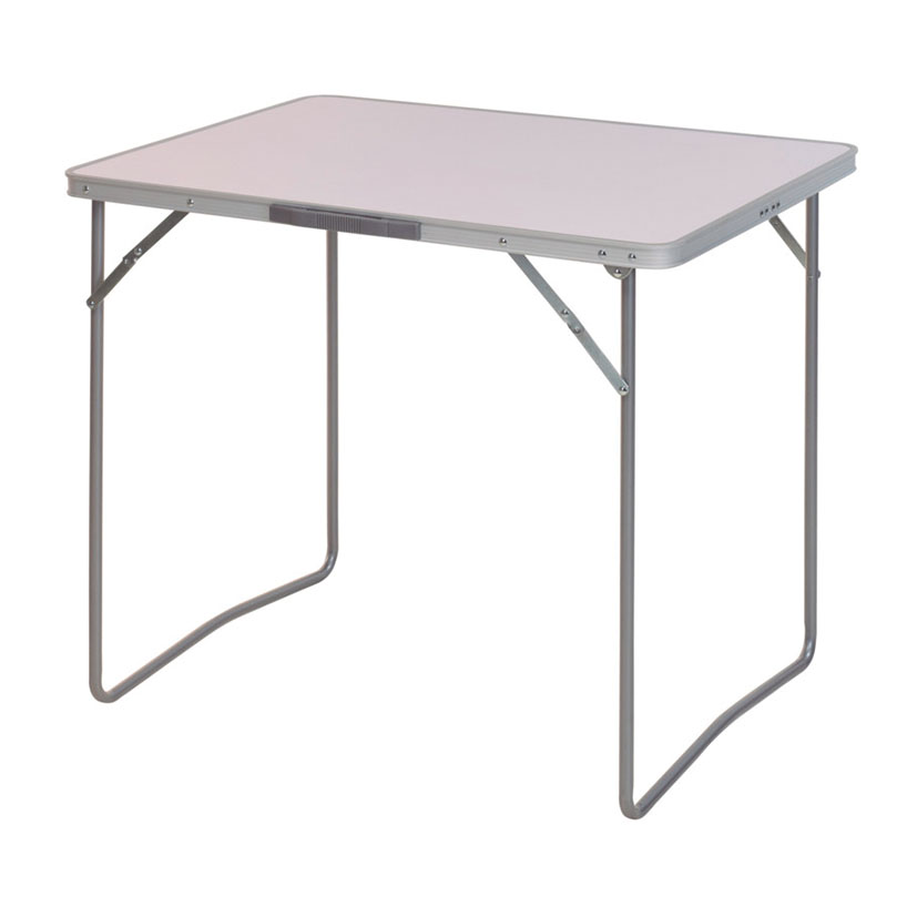 Mesa rectangular plegable serie camping 80x60h.69 cm