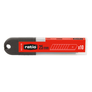 Cuchilla cúter RATIO B6824 25 mm 10 unidades