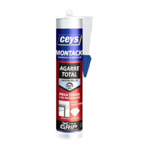 Adhesivo montaje CEYS Montack xpress translúcido 315 gr