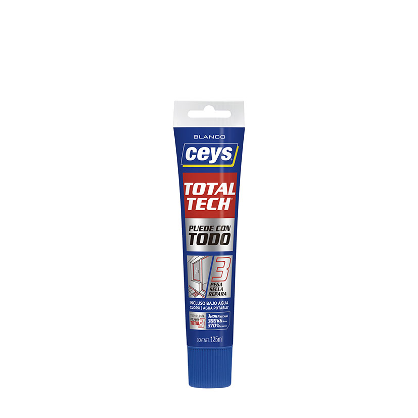 Sellador CEYS MS-Tech Triaction tubo 125 gr blanco