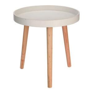 Mesa redonda blanco  ø 39 x h. 40 cm