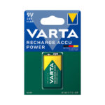 Pila recargable 6LR61 (9V) VARTA Recycled. (Envase completo)