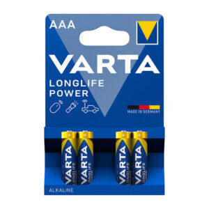 Pila alcalina AAA (LR03) Blíster 4 pilas VARTA Longlife (Envase completo)