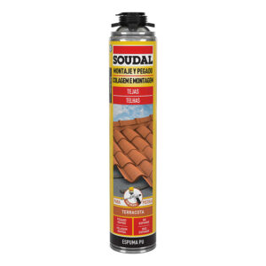 Espuma poliuretano para tejas SOUDAL pistola