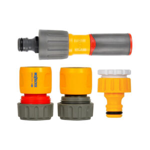 Kit lanza HOZELOCK 3 en 1 más rácores para riego ø19 mm