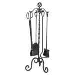 Juego de 4 accesorios FLORES CORTÉS chimenea Gaudí
