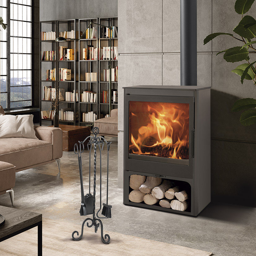 Juego de 4 accesorios FLORES CORTÉS chimenea Gaudí - Imagen 2