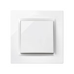 Commutador cruce empotrable serie SIMON S10 Blanco