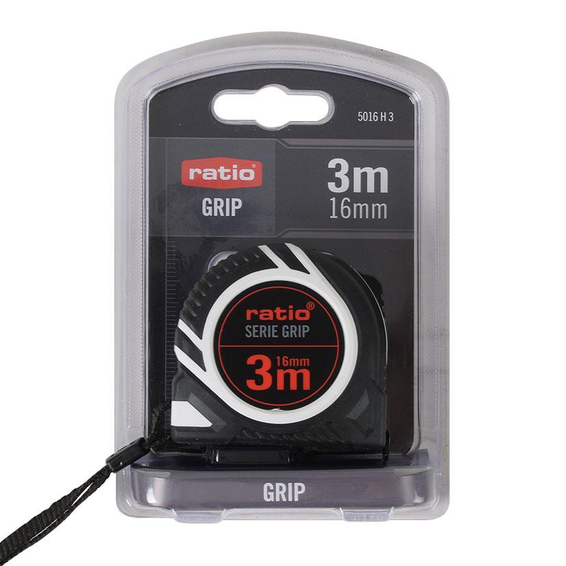 Flexómetro RATIO Serie Grip 3 m x 16 mm - Imagen 5