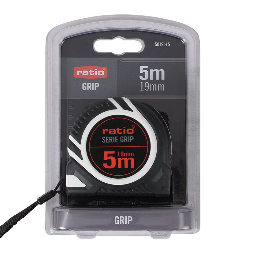 Flexómetro RATIO Serie Grip 5 m x 19 mm - Imagen 2
