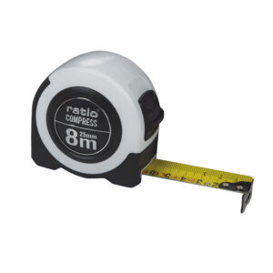Flexómetro RATIO COMPRESS 8 m x 25 mm
