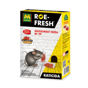 Raticida MASSÓ Roe-Fresh Deviltop sensitive pasta fluo 150 gr