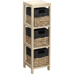 Mueble auxiliar 3 cestas 22x22xh.73,5 cm  (Envase completo)