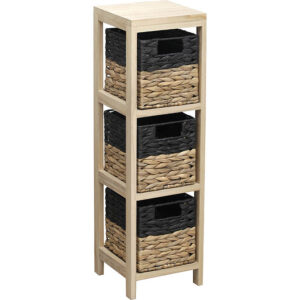 Mueble auxiliar 3 cestas 22x22xh.73,5 cm  (Envase completo)