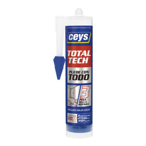 Sellador elástico CEYS TOTAL-TECH transparente  290 ml