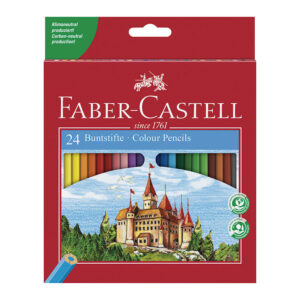 Caja 24 lápices colores FABER CASTELL
