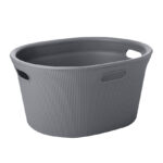 Cesto ropa TATAY baobab 35L gris antracita
