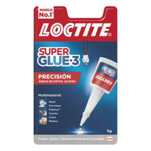 Loctite Super Glue 3 Precisión Adhesivo instantáneo boquilla extra larga 5gr
