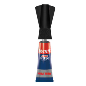 Loctite Super Glue 3 Minitrio Adhesivo instantáneo en formato 3 monodosis 1 gr