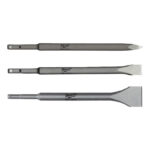 Juego 3 piezas MILWAKEE SDS-Plus 250mm surtido