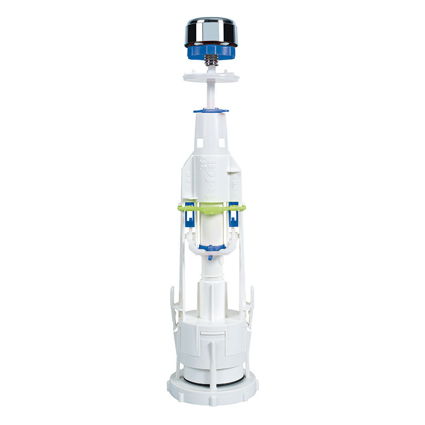 Descarga cisterna simple WC HABITEX pulsador Interrumpible - Imagen 2