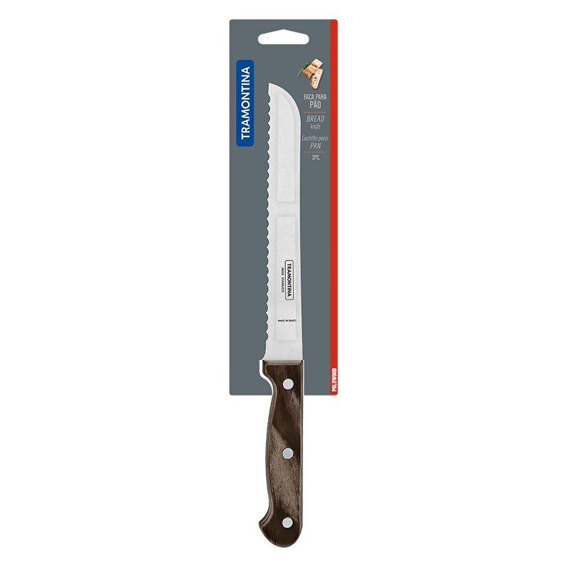 Cuchillo panero TRAMONTINA Polywood 18 cm - Imagen 3